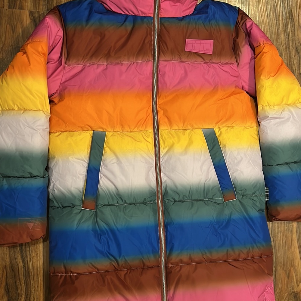 Molo Harper Glowy Rainbow Coat - Picture 8 of 16